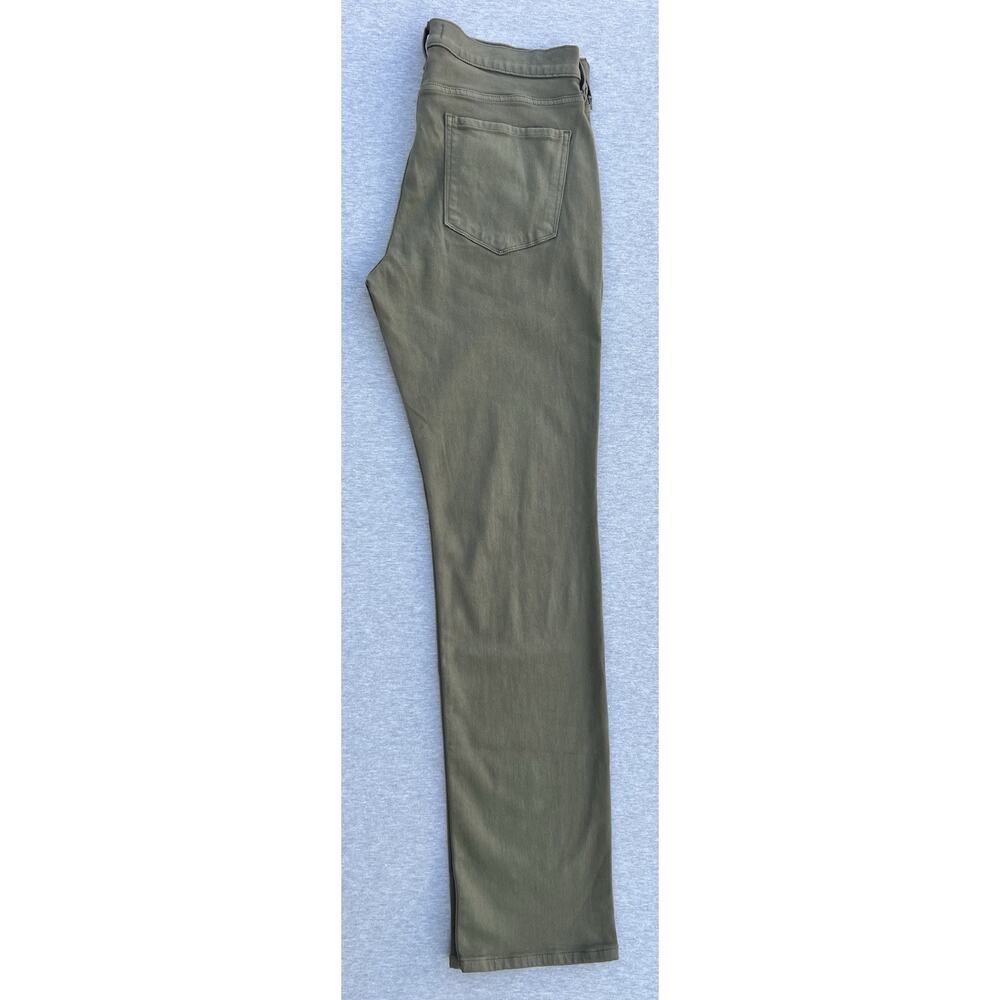 PAIGE Normandie Straight Leg Stretch Olive Jeans Men's Size 32x34 NWOT